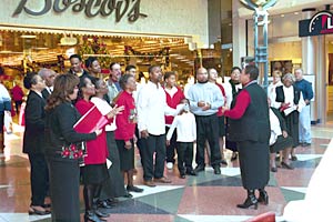 Greater Works Choir at Concord Mall - 2