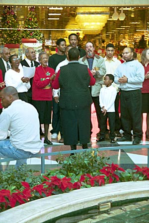 Greater Works Choir at Concord Mall - 16