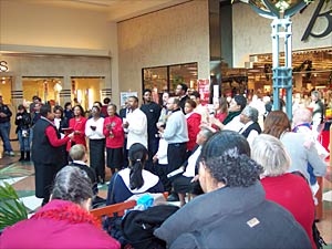 Greater Works Choir at Concord Mall - 22