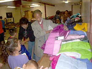 Greater Works Ministries members on Operation Warm - 2