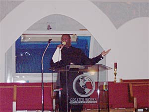 District Elder Douglas Yancy at Greater Works Ministries - 18