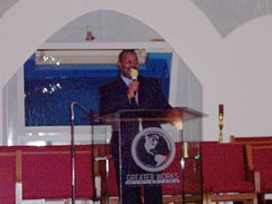 District Elder Douglas Yancy at Greater Works Ministries - 21