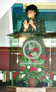 Evangelist Monica Parchia at Greater Works Ministries - 8