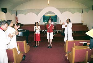 Ernie Stevens visits Greater Works Ministries for Pentecost 2007 - 2-5
