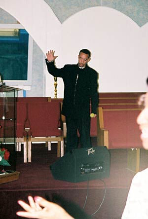 Ernie Stevens visits Greater Works Ministries for Pentecost 2007 - 2-14