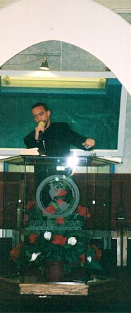 Ernie Stevens visits Greater Works Ministries for Pentecost 2007 - 2-17