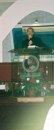 Ernie Stevens visits Greater Works Ministries for Pentecost 2007 - 2-19