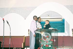 Ernie Stevens visits Greater Works Ministries for Pentecost 2007 - 2-25