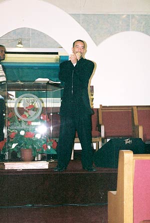Ernie Stevens visits Greater Works Ministries for Pentecost 2007 - 3-2