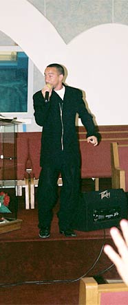 Ernie Stevens visits Greater Works Ministries for Pentecost 2007 - 3-20