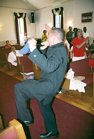 Ernie Stevens visits Greater Works Ministries for Pentecost 2007 - 4-2