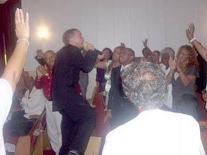 Ernie Stevens visits Greater Works Ministries for Pentecost 2007 - 4-3b