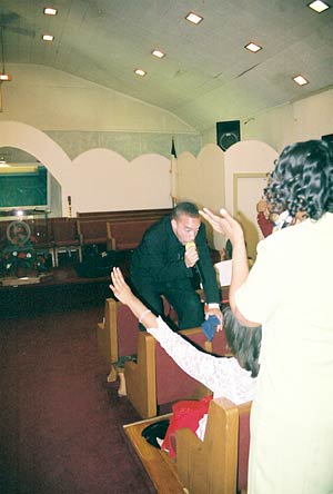 Ernie Stevens visits Greater Works Ministries for Pentecost 2007 - 4-5