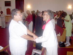 Ernie Stevens visits Greater Works Ministries for Pentecost 2007 - 4-6c
