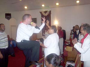 Ernie Stevens visits Greater Works Ministries for Pentecost 2007 - 5-16c