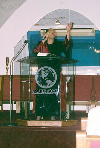 Evangelist Lorraine Boisseau at Greater Works Ministries - 6