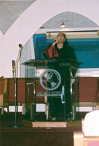 Evangelist Lorraine Boisseau at Greater Works Ministries - 9