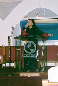 Evangelist Lorraine Boisseau at Greater Works Ministries - 10