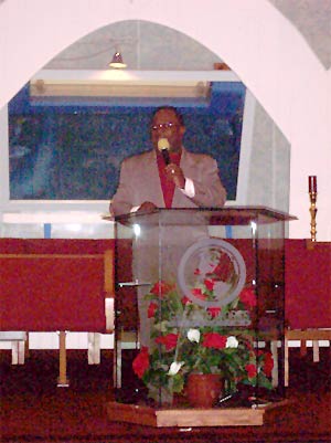 District Elder Jeremiah Thomas  at Greater Works Ministries - 8