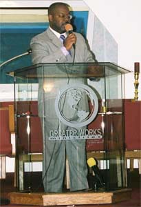 Pastor Chris Winters at Greater Works Ministries - 6