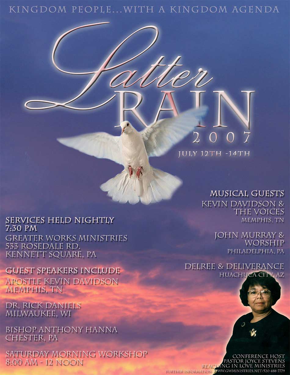 Latter Day Rain poster 2007