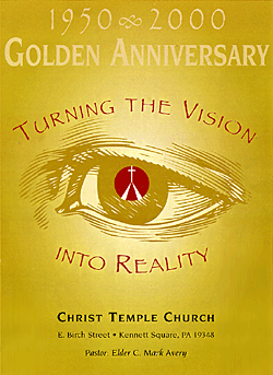 Golden Anniversary magazine cover for Greater Works Ministries